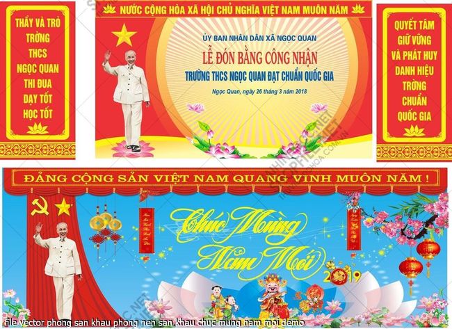 file vector phong san khau phong nen san khau chuc mung nam moi